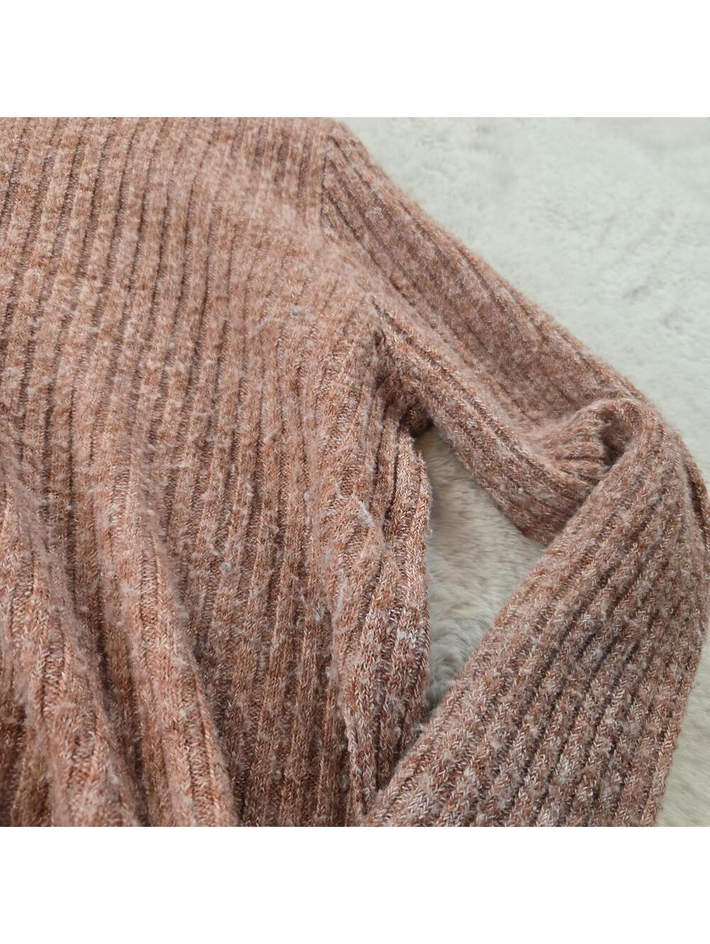 Altar’d State Rust Button Cardigan Women Large - Picture 6 of 8